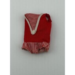 Vintage 1964 Mattel Barbie Skipper Doll #950 Red Striped Swimsuit